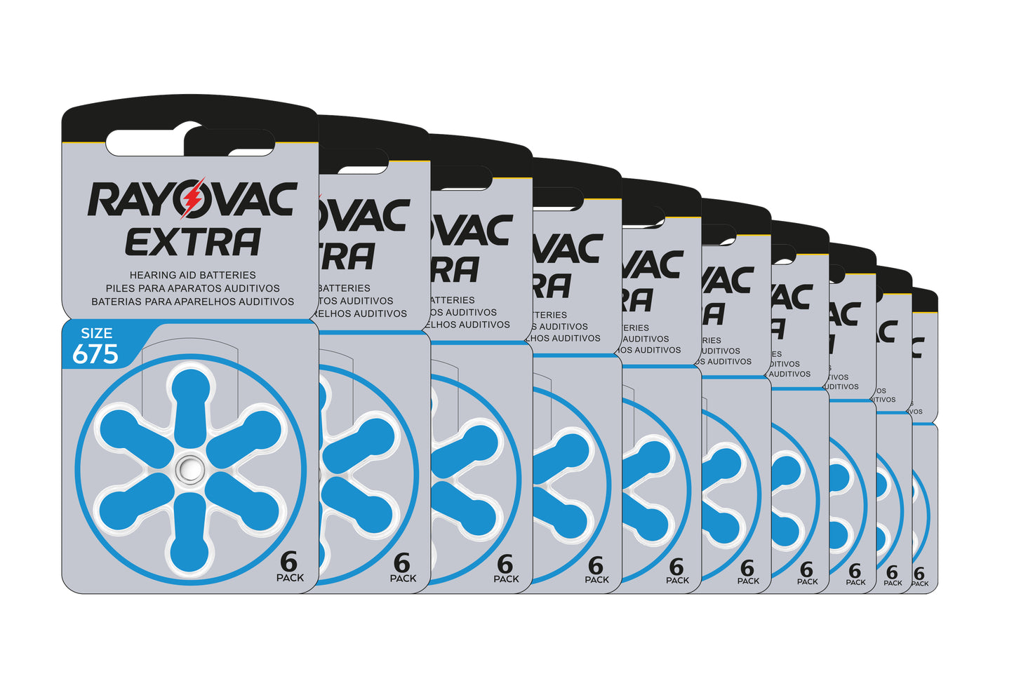 Rayovac Extra Hearing Aid Battery Size 675