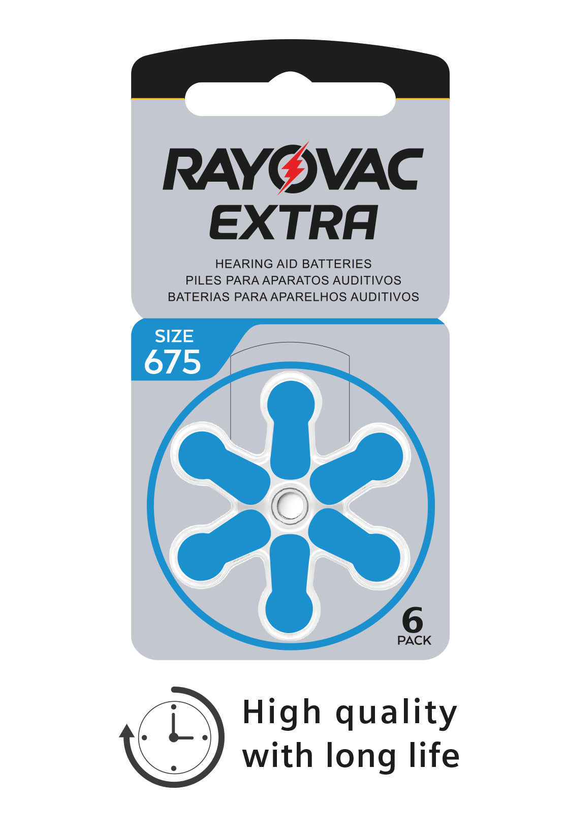 Rayovac Extra Hearing Aid Battery Size 675
