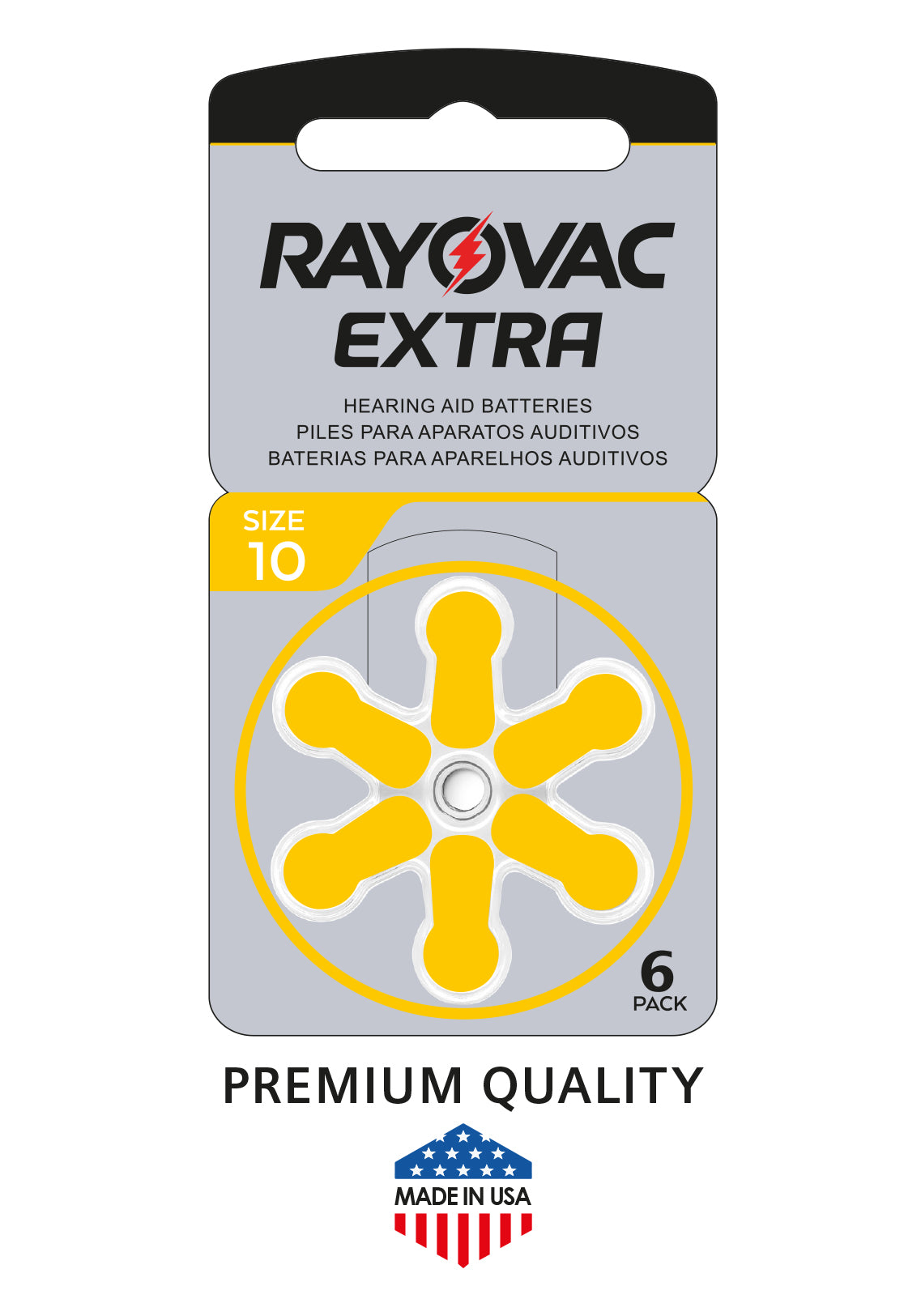 Rayovac Extra Hearing Aid Battery Size 10
