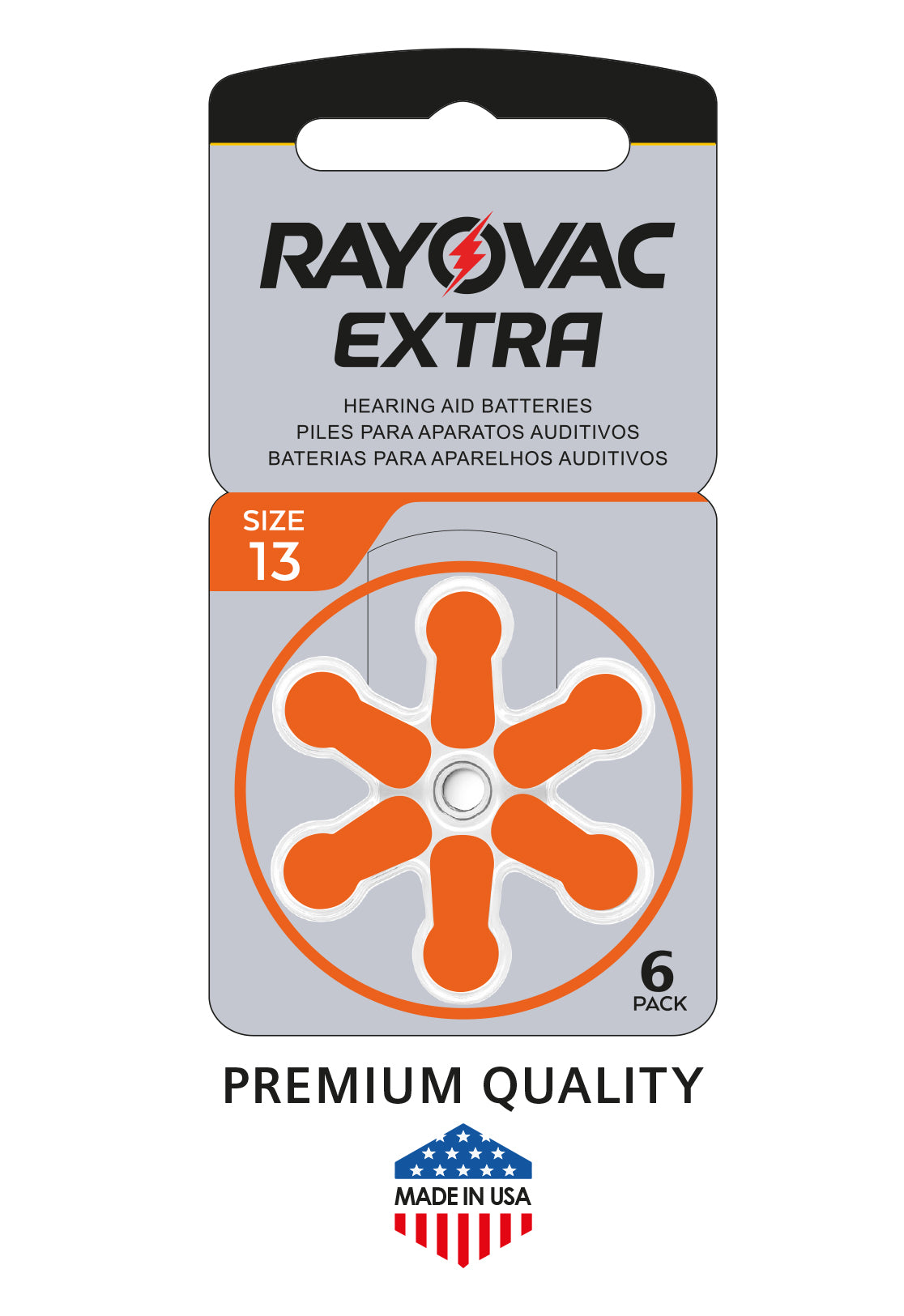 Rayovac Extra Hearing Aid Battery Size 13