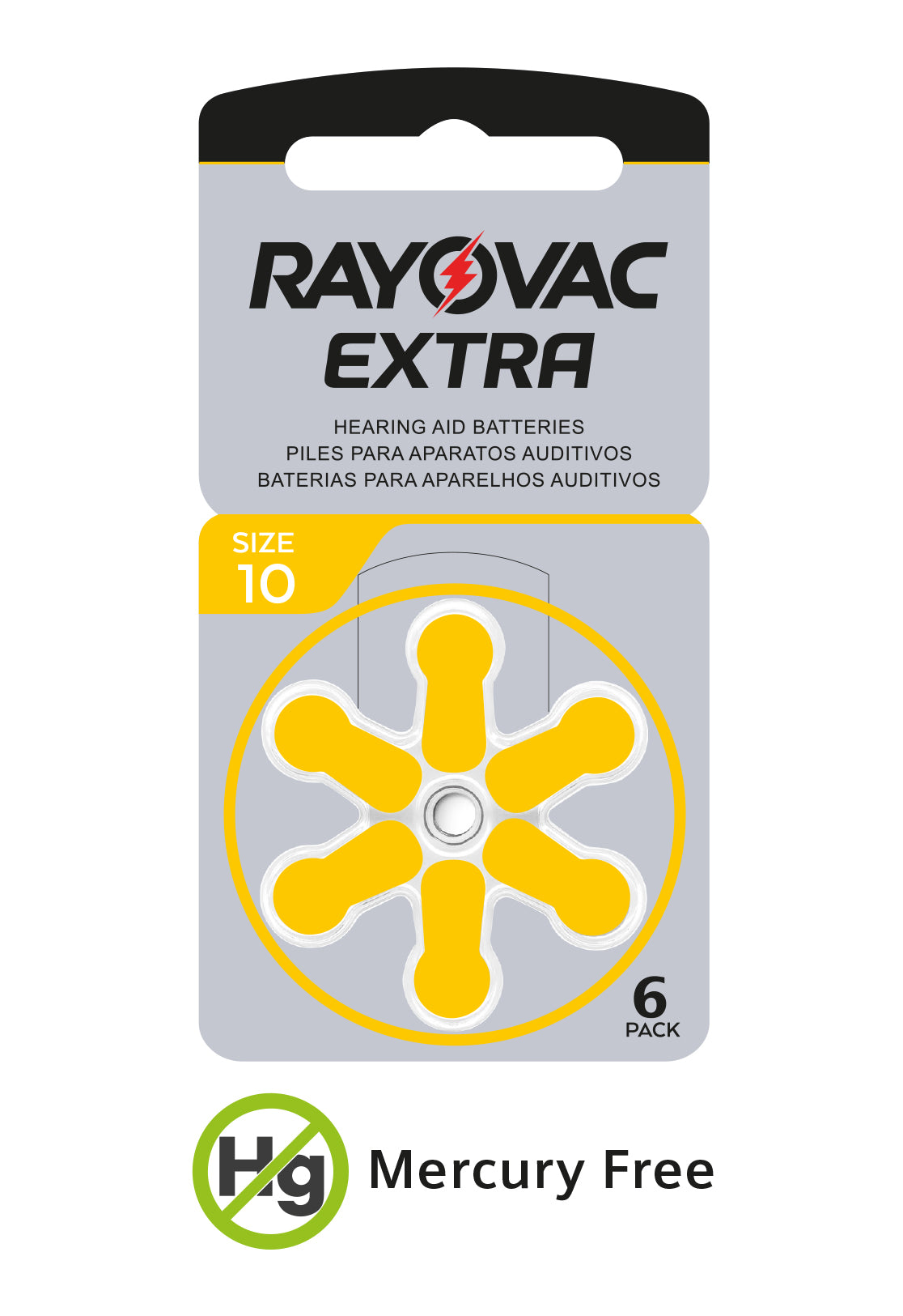 Rayovac Extra Hearing Aid Battery Size 10