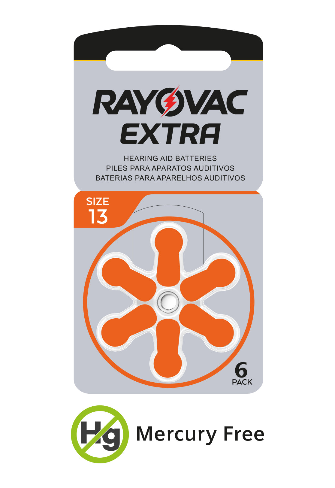 Rayovac Extra Hearing Aid Battery Size 13